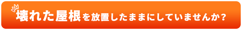 壊れた屋根を放置したままにしていませんか？
